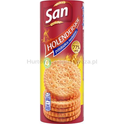 Herbatniki holenderskie SAN, półsłodkie, 150g