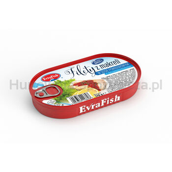 Evrafish Filet Z Makreli W Sosie Pomidorowym Z Zielonym Pieprzem 170G