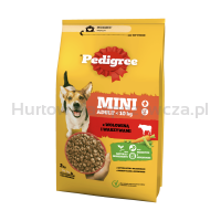 Pedigree Mini Adult sucha Karma z wołowiną i warzywami 2 kg