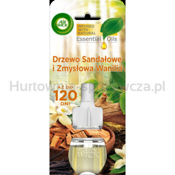 Air Wick Elektryczny Wkład Drzewo Sandałowe i Zmysłowa Wanilia 19 ml