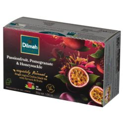 Dilmah Herbata Passion Fruit Pomegranate  Honeysuckle Flavoured Black  20X1,5 G
