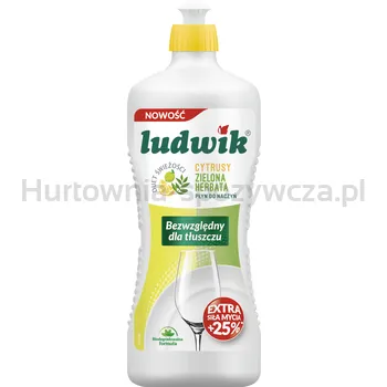 Ludwik Płyn Do Mycia Naczyń 900G Cytrusy Z Zieloną Herbatą