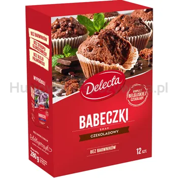 Babeczki smak czekoladowy 280g Delecta