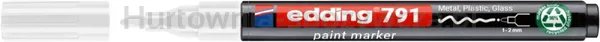 Marker olejowy e-791 EDDING, PCR, biały