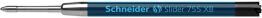 Schneider Wkład Slider 755 do długopisu XB, format G2, czarny 