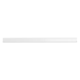 Listwa zaciskająca DONAU, PVC, A4, 10mm, do 100 kartek, biała