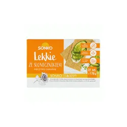 Sonko Lekkie Ze Słonecznikiem. Pieczywo Chrupkie 170 G.
