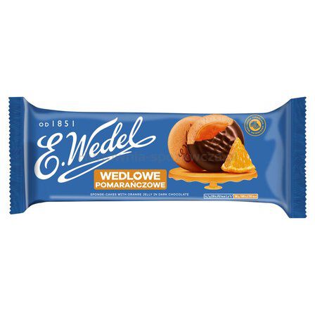 Wedel Biszkopty Wedlove Z Galaretką Pomarańczowe 147G