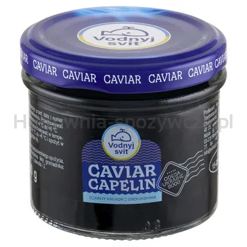 Wodnyj Svit Kawior Capelin 100g Czarny