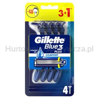 Gillette Blue3 Plus Comfort Maszynki Jednorazowe Dla Mężczyzn 4 Szt.