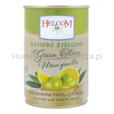 Helcom Oliwki zielone nadziewane cytryną 300ml 