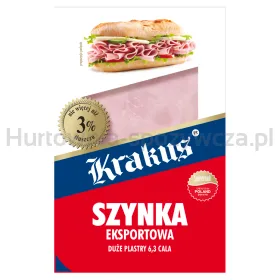 Krakus Szynka Eksportowa Plastry 120 G