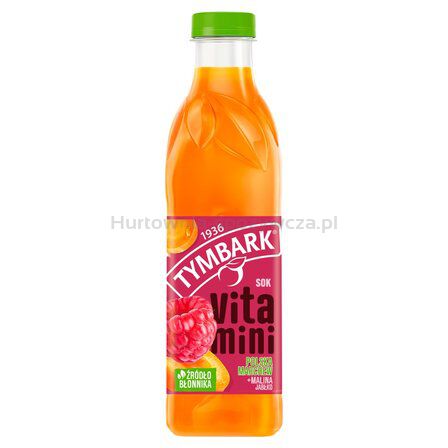 Tymbark Vitamini 100% Sok Jabłko Marchew Malina 1 L