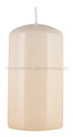 Świeca słupek DONAU HOME Standard Gloss, 60x115mm, kremowy - 2