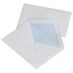 Koperty Z Klejem Office Products, Nk, C6, 114X162Mm, 75Gsm, 50Szt., Białe