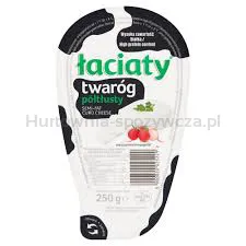 Łaciaty Twaróg klinek półtłusty 250g