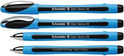 Schneider Długopis Slider Memo, XB, czarny 
