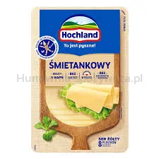 Hochland Ser żółty śmietankowy w plastrach 135 g