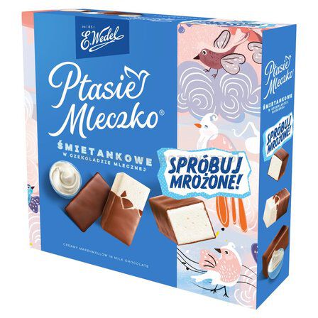 Wedel Ptasie Mleczko Śmietankowe W Czekoladzie Mlecznej 340G