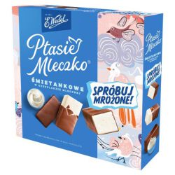 Wedel Ptasie Mleczko Śmietankowe W Czekoladzie Mlecznej 340G