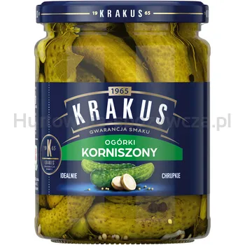 Krakus Ogórki korniszony 500 g