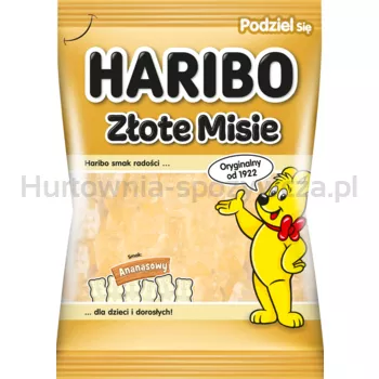 Haribo Żelki Złote misie ananas 160g