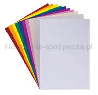 Zeszyt papierów kolorowych błyszczących GIMBOO, A5, 10 kartek, 80gsm, mix kolorów - 9