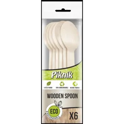Łyżki Drew. 6Szt Pikn