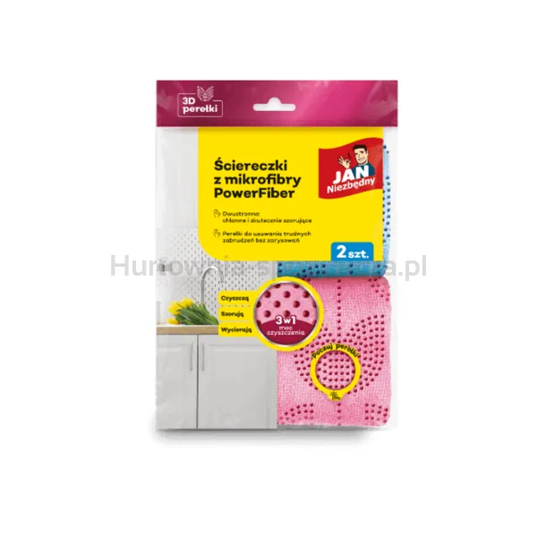 Jan Niezbędny Ściereczki Z Mikrofibry Powerfiber 2Szt.