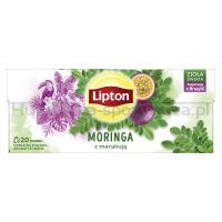 Lipton Herbata ZiołowaAromatyzowana Moringa Z Marakują 20 Torebek.