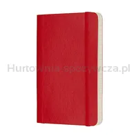 Notes Moleskine Classic P (9X14Cm), W Linie, Miękka Oprawa, 192 Strony, Czerwony - 2