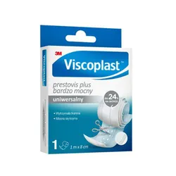 Plaster Do Cięcia Viscoplast, Bardzo Mocny, 8Cmx1M, Biały