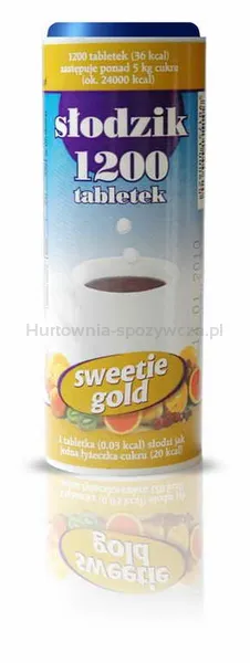 Słodzik 1200 tabletek Sweetie Gold