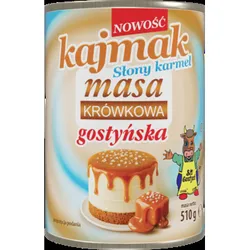 Spółdzielnia Mleczarska w Gostyniu. Kajmak słony karmel masa krówkowa gostyńska 510g