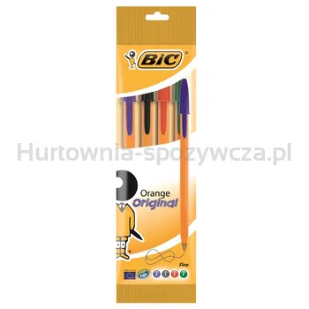 Bic Długopis Orange Original miks kolorów pouch 4 szt.