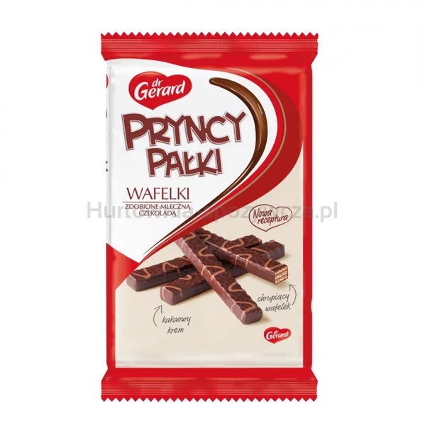 Wafle PRYNCYPAŁKI GERARD, w czekoladzie, 200g