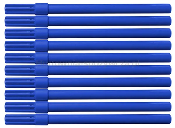 Office Products Flamaster Biurowy 10Szt., Niebieski 