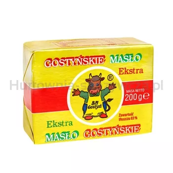 Gostyń Masło Extra Gostyńskie 83% tłuszczu 200g