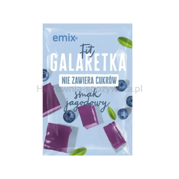 Galaretka FIT (bez cukru) jagodowa emix 25g