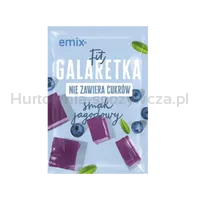 Galaretka FIT (bez cukru) jagodowa emix 25g