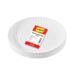 Topseller Talerze Papierowe 23 Cm 50 Sztuk