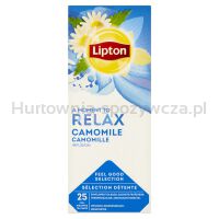 Herbata LIPTON Feel Good Selection, Relax, rumianek, 25 kopert