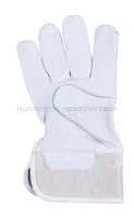 Rękawice robocze DONAU SAFETY DS-DOKGOAT, doker, skóra kozia, rozm. 10,5/XL, szaro-białe - 2