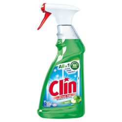 Płyn do mycia szyb CLIN Jabłko, pompka, 500ml