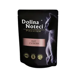 Dolina Noteci Premium Mokra karma saszetka dla kota filet z łososia 85g