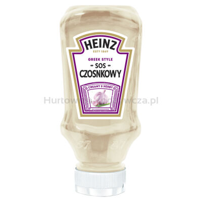 Heinz Sos Czosnkowy 220 Ml(data przydatności 07.08.2025)