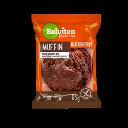 Balviten Muffin Ciemny Z Kawałkami Czekolady 65G. Produkt Bezglutenowy