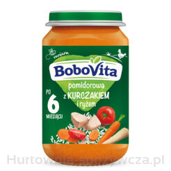Bobovita Pomidorowa Z Kurczakiem I Ryżem Po 6 Miesiącu 190 G