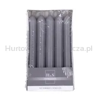 Świeca Stołowa Prosta Donau Home, 20X170 Mm, 10 Szt., Grafitowa - 2