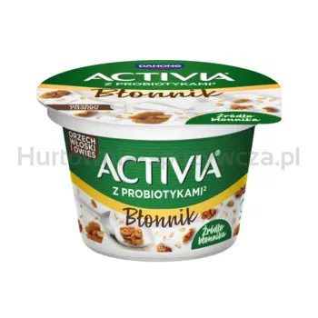 Activia Orzech włoski i owies jogurt z błonnikiem i probiotykami 165 g
